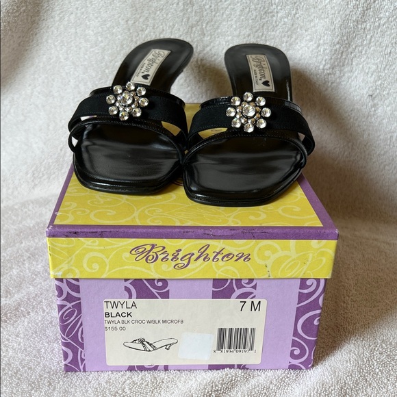 Brighton Black Twyla Dress Sandal - Picture 1 of 11